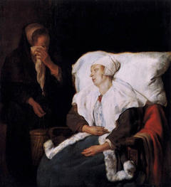 The Sick Lady and the Weeping Maidservant by Gabriël Metsu