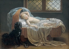 The Sleeping Child in the Care of a Brave Dog by Jeanne-Elisabeth Chaudet