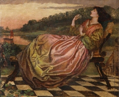 The Theodore Watts-Dunton Folding Press Bed: Jane Morris by Henry Treffry Dunn