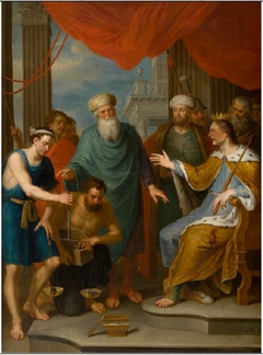 The Viceroy of Egypt Receives Joseph's Brothers by Balthasar Beschey