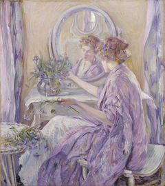 The Violet Kimono by Robert Lewis Reid