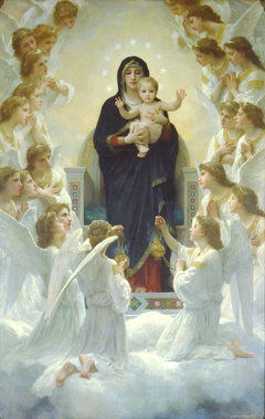 The Virgin With Angels by William-Adolphe Bouguereau