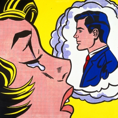 Thinking of him by Roy Lichtenstein