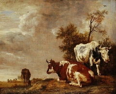 Three Cows on a Pasture by Paulus Potter