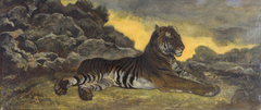 Tiger at Rest by Antoine-Louis Barye