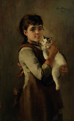 Two Kittens by Elise Ransonnet-Villez