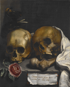 Vanitas Still Life by J Falk