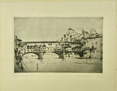 Venetian Etching by Milan Petrovic