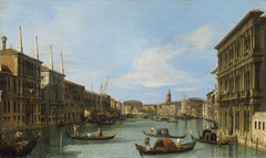 Venice: The Grand Canal from the Palazzo Vendramin-Calergi towards San Geremia by Canaletto