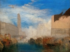 Venice, the Piazzetta with the Ceremony of the Doge Marrying the Sea by Joseph Mallord William Turner