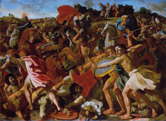 Victory of Joshua over the Amalekites by Nicolas Poussin