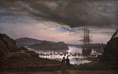 View from Vaekero near Christiania by Johan Christian Dahl