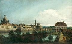 View of Dresden from the right bank of the Elbe above the Augustus Bridge by Bernardo Bellotto