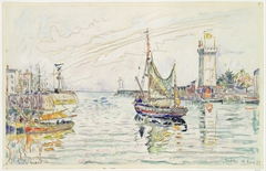 View of Les Sables d'Olonne by Paul Signac