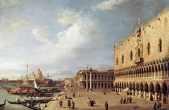 View of the Ducal Palace by Canaletto