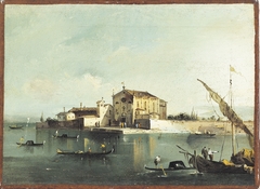 View of the island of San Cristoforo di Murano by Francesco Guardi