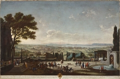 View of the Town and Harbor of Toulon (La villa y rada de Tolón) by Juan Patricio Morlete Ruiz