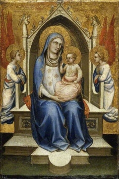 Virgin and Child enthroned by Lorenzo Monaco