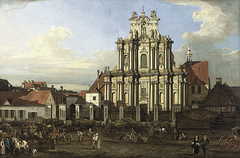 Visitationist Church in Warsaw by Bernardo Bellotto