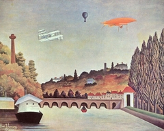 Vue du pont de Sèvres by Henri Rousseau