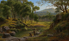 Warrenheip Hills near Ballarat by Eugene von Guerard