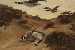 Wild Geese in Flight by Winslow Homer