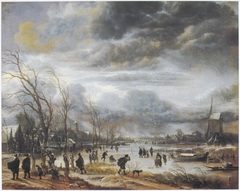 Winter Landscape by Aert van der Neer