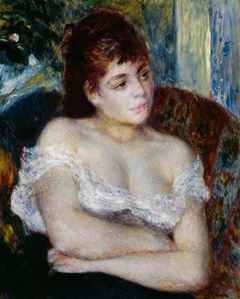 Woman in an Armchair by Auguste Renoir