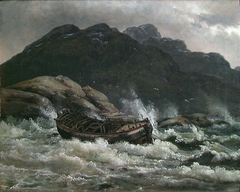 Wreck on the Coast of Norway by Johan Christian Dahl