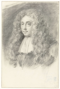 Zelfportret (?) van Constantijn Huygens de Jonge by Unknown Artist