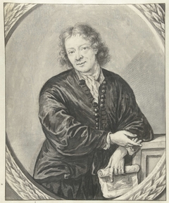 Zelfportret van Johannes van Somer (?) by Jan van Somer