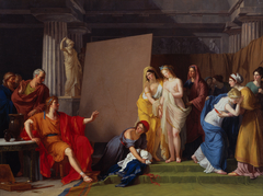 Zeuxis Choosing his Models for the Image of Helen from among the Girls of Croton by François-André Vincent