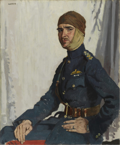 A Canadian Airman (Captain R. T. C. Hoidge, The Military Cross and Bar) by William Orpen