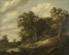 A Cottage among Trees on the Bank of a Stream by Cornelis Gerritsz Decker