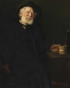 A Good Story (Portrait of Robert Loftin Newman) by Clara Taggart MacChesney