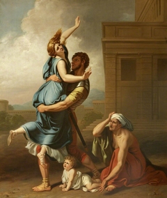 A Group from Rape of the Sabines (after Poussin) by Samuel Woodforde