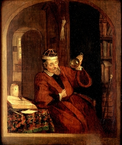 A Physician Examining Urine by Adriaen van Ostade