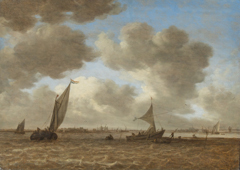 A Sea View by Jan van Goyen