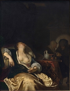 A Sleeping Courtesan by Frans van Mieris the Elder