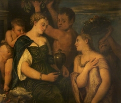 A Variant of the D'Avalos Allegory (after Titian) by Alessandro Varotari