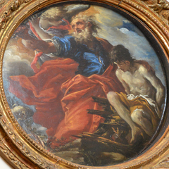 Abraham Preparing to Sacrifice Isaac by Giovanni Antonio Burrini