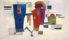 Accompanied Contrast by Wassily Kandinsky