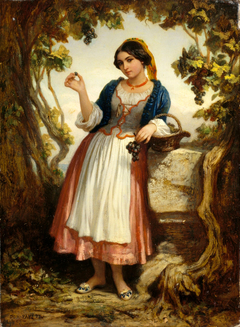 An Italian Peasant Girl by Dominique Papety