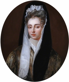 An Unknown Lady with a White Headscarf by manner of Enoch Seeman the younger