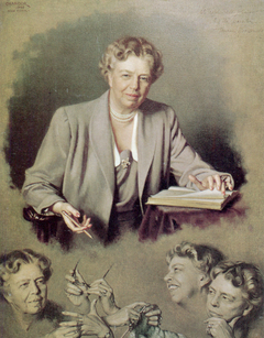 Anna Eleanor Roosevelt (Mrs. Franklin D. Roosevelt) by Douglas Chandor