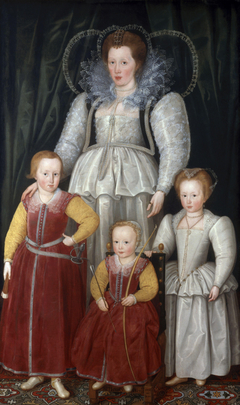 Anne, Lady Pope with her children by Marcus Gheeraerts the Younger