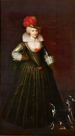 Anne of Denmark (1574-1619) (after Van Somer) by Jan van Belcamp