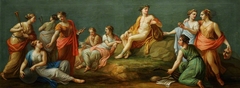 Apollo and the Muses by Antonio Zucchi