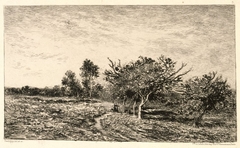 Apple Trees at Auvers by Charles-François Daubigny