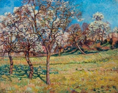 Apple Trees at Damiette by Armand Guillaumin